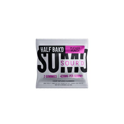 Half Bak’d SOUR Sumo Gummies 420 mg | 2pc - Image 3