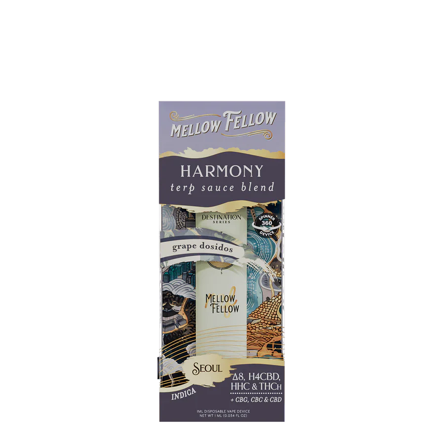 MELLOW FELLOW DESTINATION BLEND TERP SAUCE 1ML SPINNER DISPOSABLE - Image 4