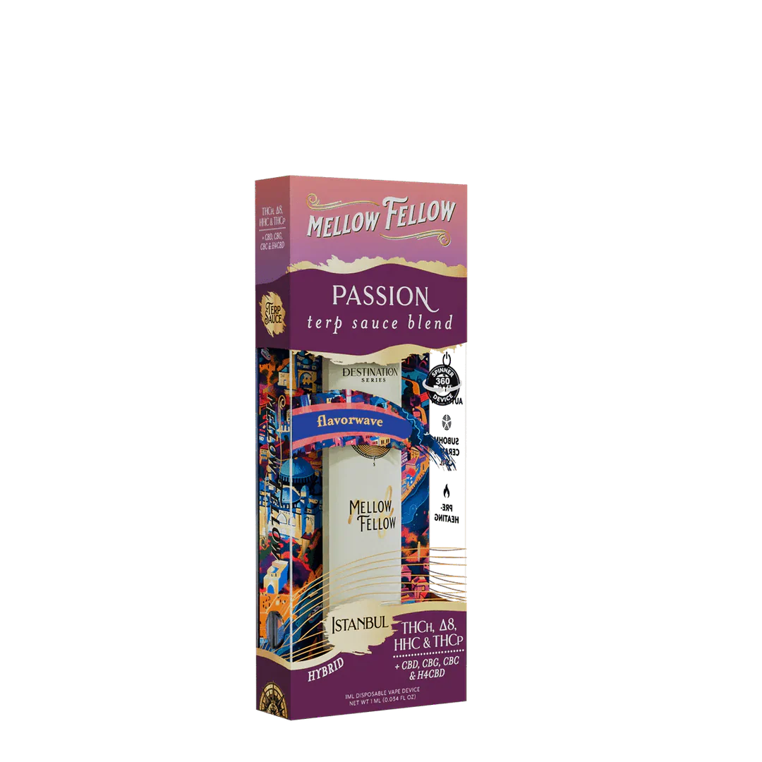 MELLOW FELLOW DESTINATION BLEND TERP SAUCE 1ML SPINNER DISPOSABLE - Image 5