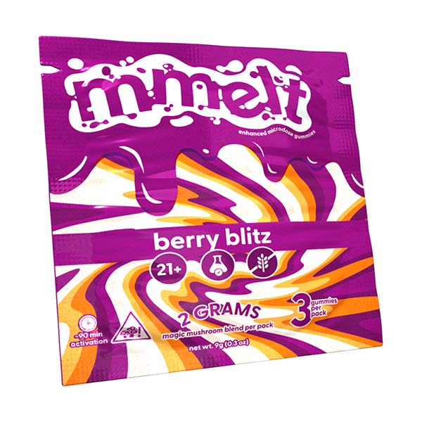 Mmelt Mushrom Gummies by Cali Extrax | 3 Count - Image 4