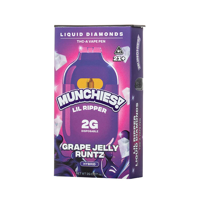 2G Munchies Lil Ripper TH(C)A Liquid Diamonds Disposable - Image 3