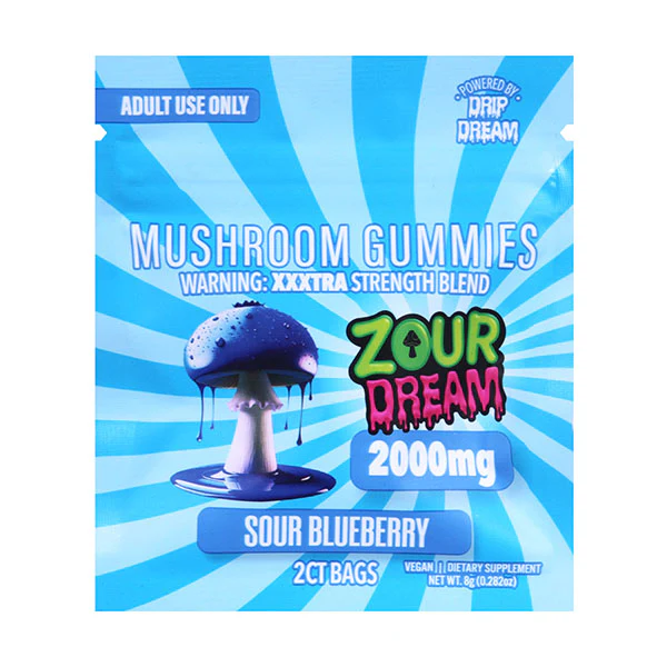 Zour x Dream Mushrom Gummies | (2ct) 2000 mg - Image 3