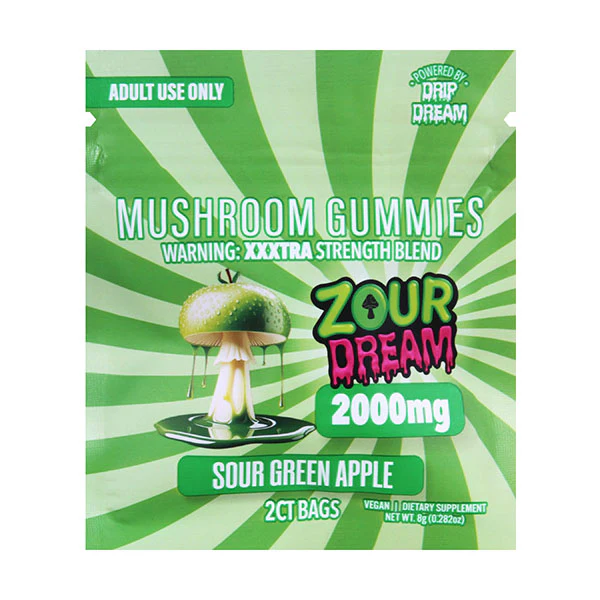 Zour x Dream Mushrom Gummies | (2ct) 2000 mg - Image 4